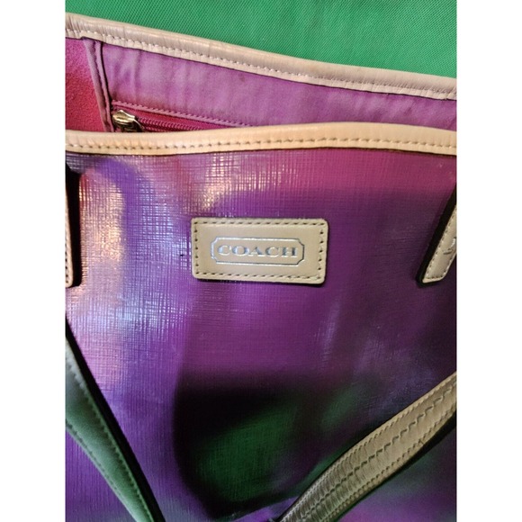 Coach Purple Crossbody Bag - Picture 5 of 16